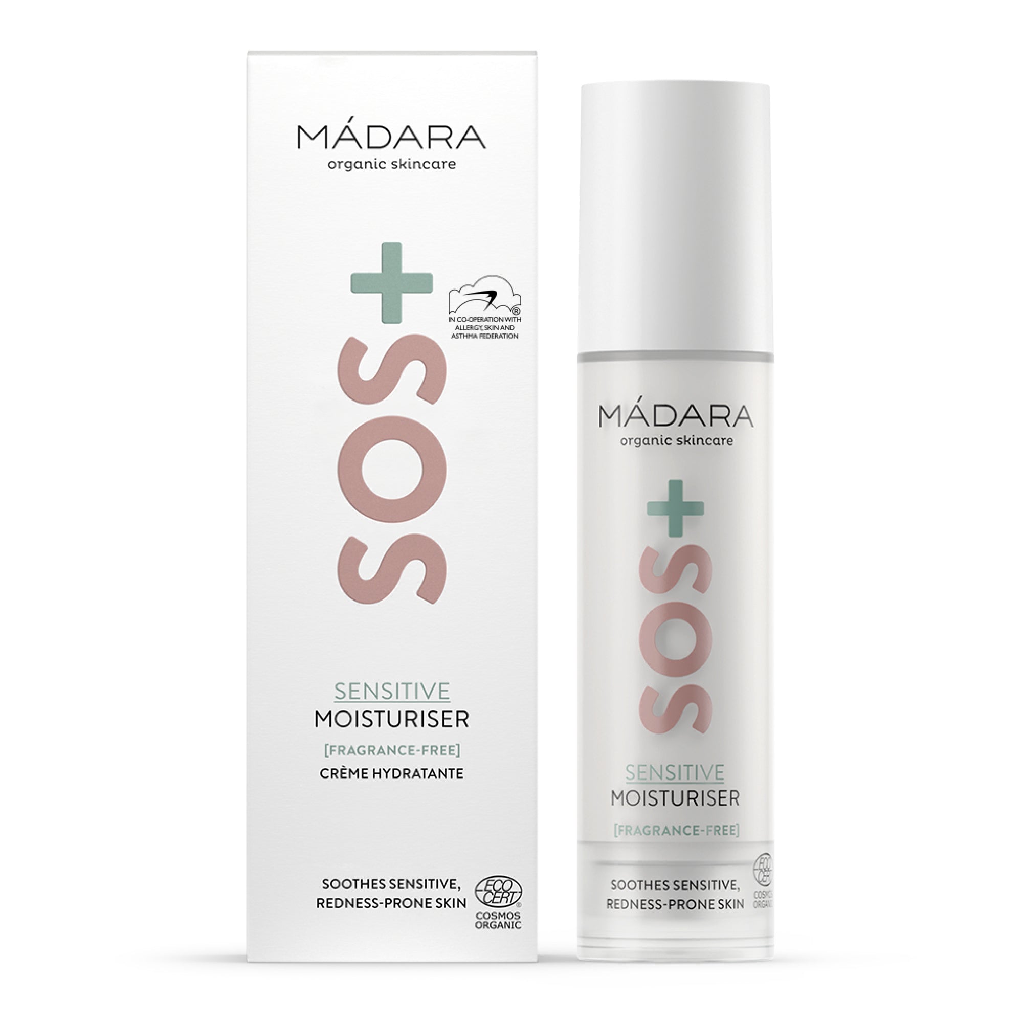 Madara SOS+ SENSITIVE Moisturiser, 50ml