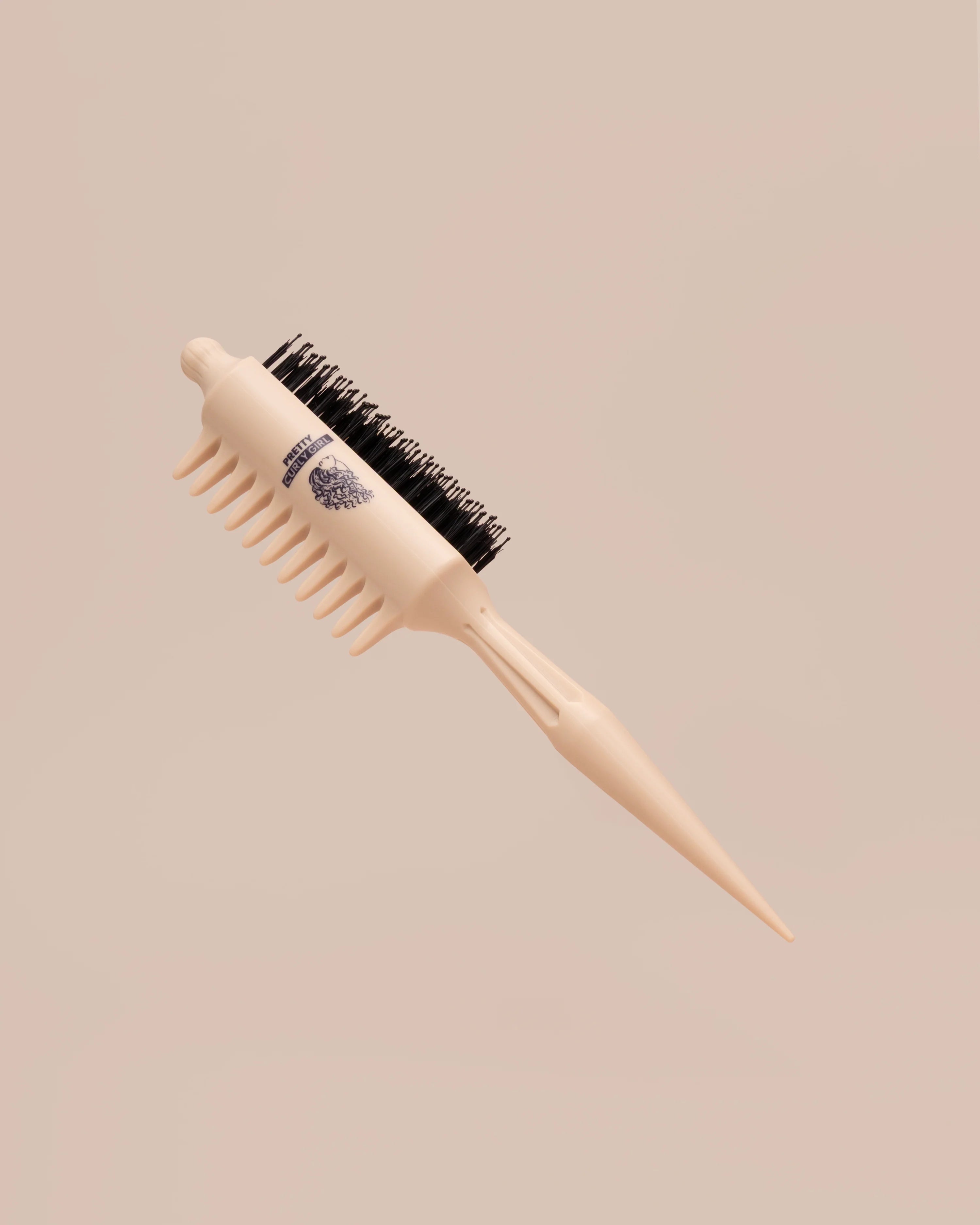 Pretty Curly Girl - Small clump Brush - nude color