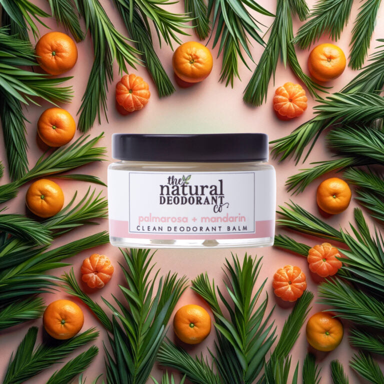 Clean Deodorantbalsem Palmarosa-Mandarijn | 55gr - The Natural Deo Co