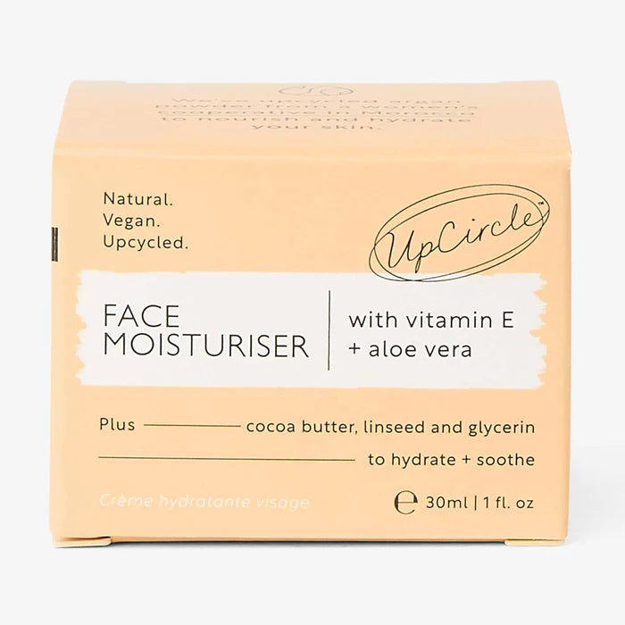 Upcircle Beauty - Face Moisturizer, Vitamin E - Travel size 30ml