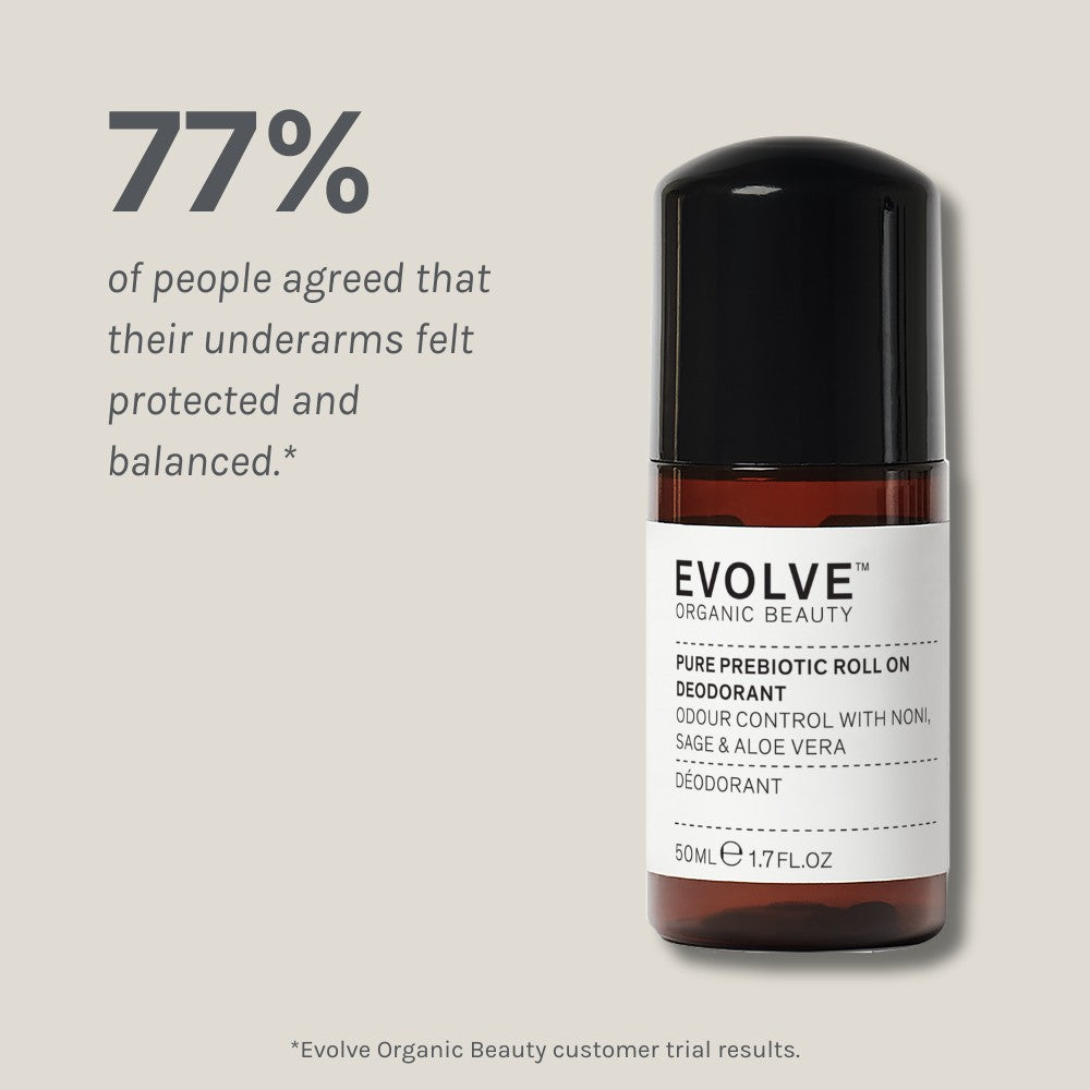 Pure Prebiotic Roll On Deodorant - Evolve Beauty