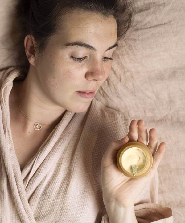 Upcircle Beauty - Night cream with hyaluronic acid and Niacinamide - Travel size 30ml