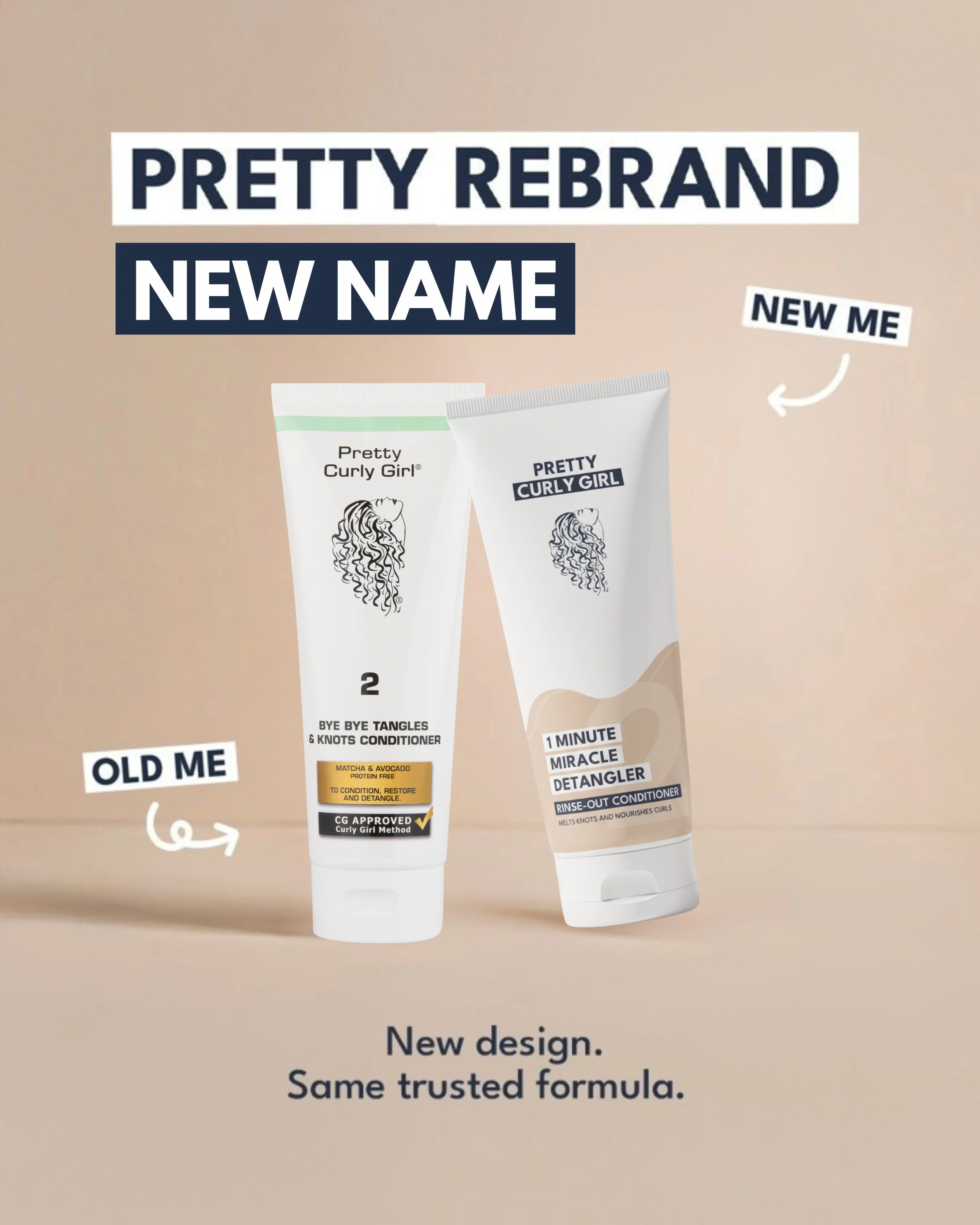 Pretty Curly Girl Bye Bye Tangles &amp; Knots Conditioner - 250ml