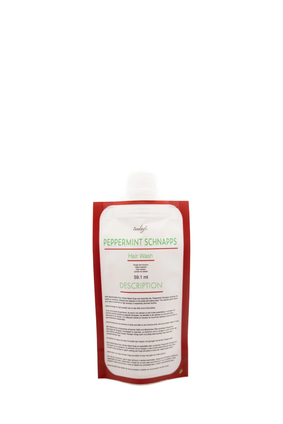 Ecoslay Peppermint Schnapps hair wash - Travel Size 