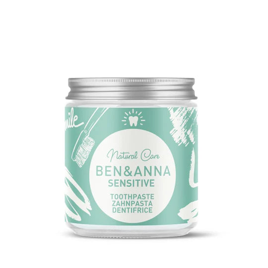 Toothpaste 4 Varieties, Glass Jar | Ben&amp;Anna, 100ml 