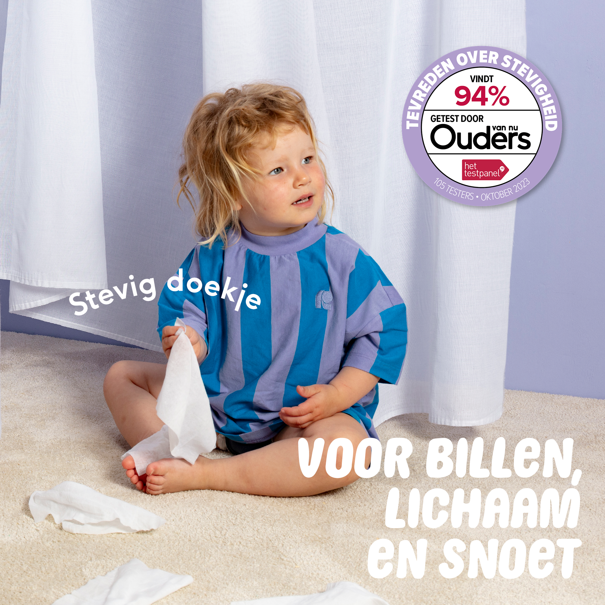 Naïf - Plasticvrije billendoekjes voor baby's en kids 1 pack