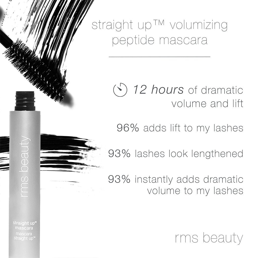 Straight up Volumizing Peptide Mascara - RMS Beauty